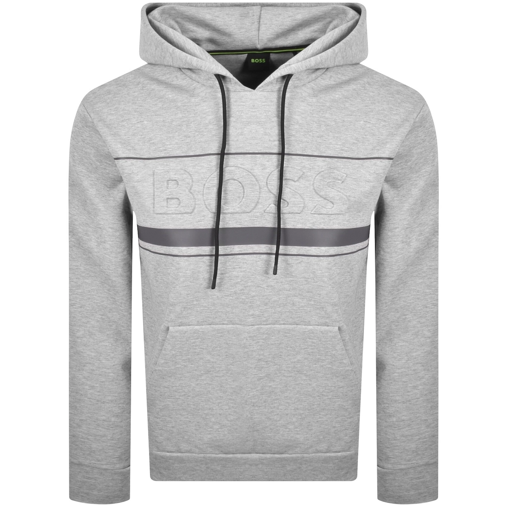 Boss Athleisure BOSS Soody Zone Hoodie Grey